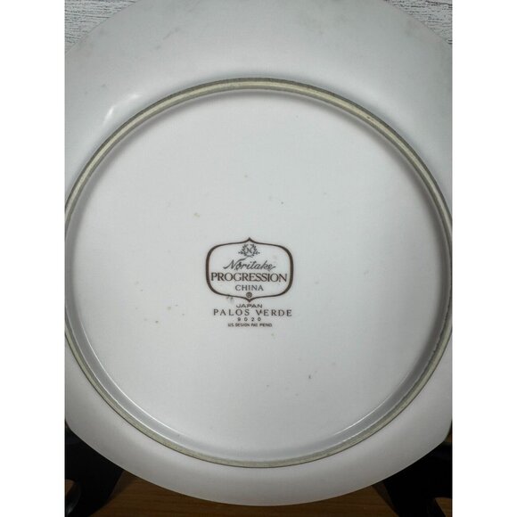 Vintage NORITAKE Palos Verde lunch plate 8 1/4" Japan 9020 Progression China - Picture 5 of 6